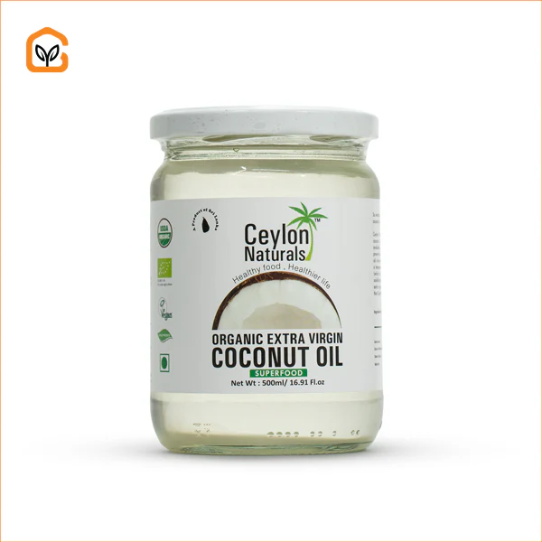 Organic-Extra-Virgin-Coconut-Oil-1 অর্গানিক-এক্সট্রা-ভার্জিন-কোকোনাট-অয়েল – 500 ml - Image 1